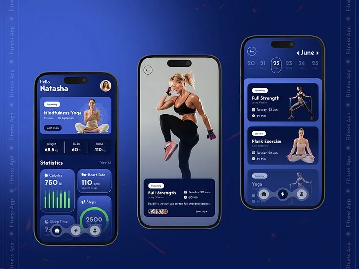 Health Tracker Platform — UI/UX Design by The White Cat